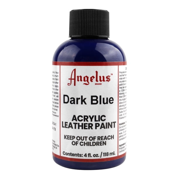 Pintura Para Cuero 118Ml Dark Blue Angelus