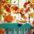 thumbnail image 4 of De Arce Artificiales De Otoño, 2 Uds. Planta Colgante De Otoño De Acción De Gracias Para El Hogar, Jardín, Pared, Puerta, Telón De Fondo, Decoración De Chimenea Guardurnaity HA040735-01, 4 of 6