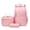 Pink, variant on KEVCHE School Bookbag with Lunch Pouch and Pencil Holder,Spacious Lightweight Daypack for Commuting and Weekend Travel,Durable School Bookbag Backpack for Back to School Gifts