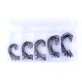 thumbnail image 3 of pitrice High Carbon Steel Octopus Salmon Bass Trout Fishhooks Set Circle Fishing Crank Hooks Kit with Box, 3 of 6