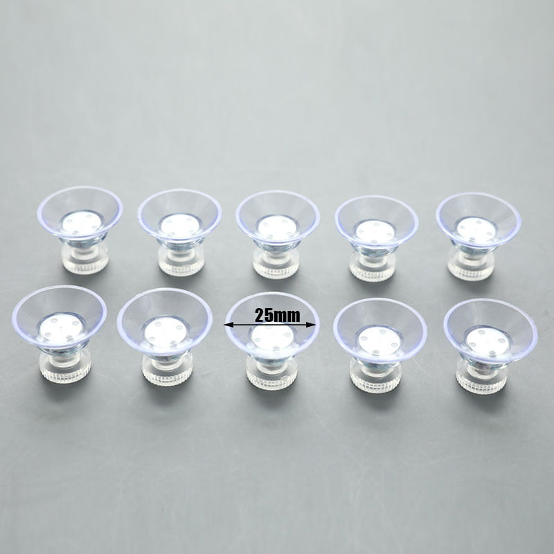 10pcs thumb screw suction cups with nut pads suckers rubber/plastic turn nut 