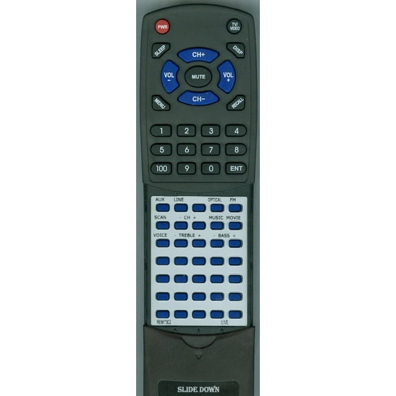 Replacement Remote for iLive REM-IT302, IT202B, IT302B