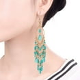 thumbnail image 3 of Feather Earrings for Women Vintage Boho Earrings Western Long Feather Earrings Earrings Bohemian Jewelry for Women, 3 of 5