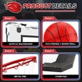 thumbnail image 2 of Indoor Over Door Mini Basketball Hoop Set for Kids Adults, Upgrade Wall Mount Basketball Hoop for Wall with Large Dunk Rim, Room Basketball Hoops Game with 4 Small 6" Balls Gift for B, 2 of 7