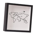 thumbnail image 4 of veasfak Shadow Box Frame Compact Top Loading Display Case for Artworks Cards Tickets black 20x20cm, 4 of 9