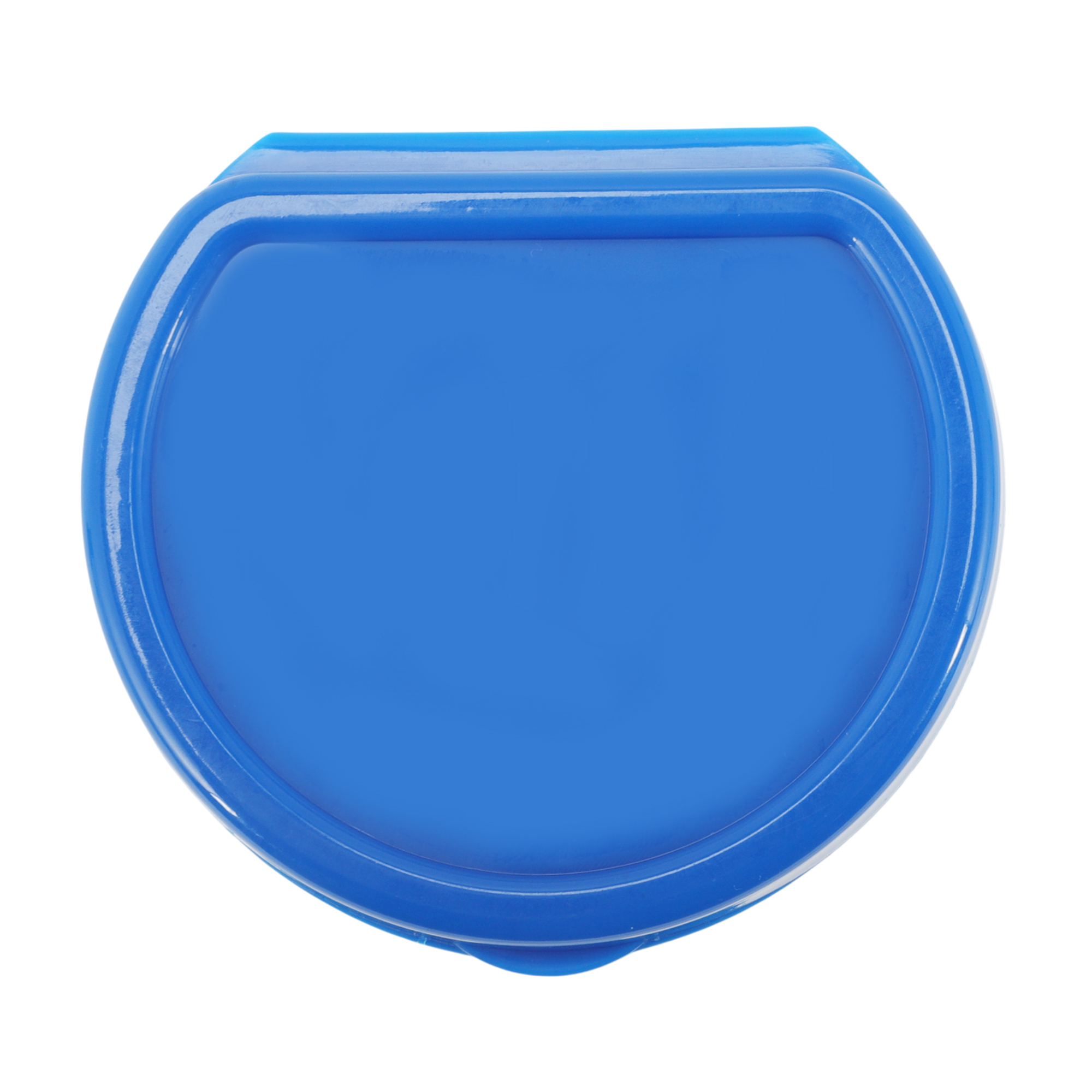 Unique Bargains Reusable Braces Box with Strainer 1 Pc Dark Blue