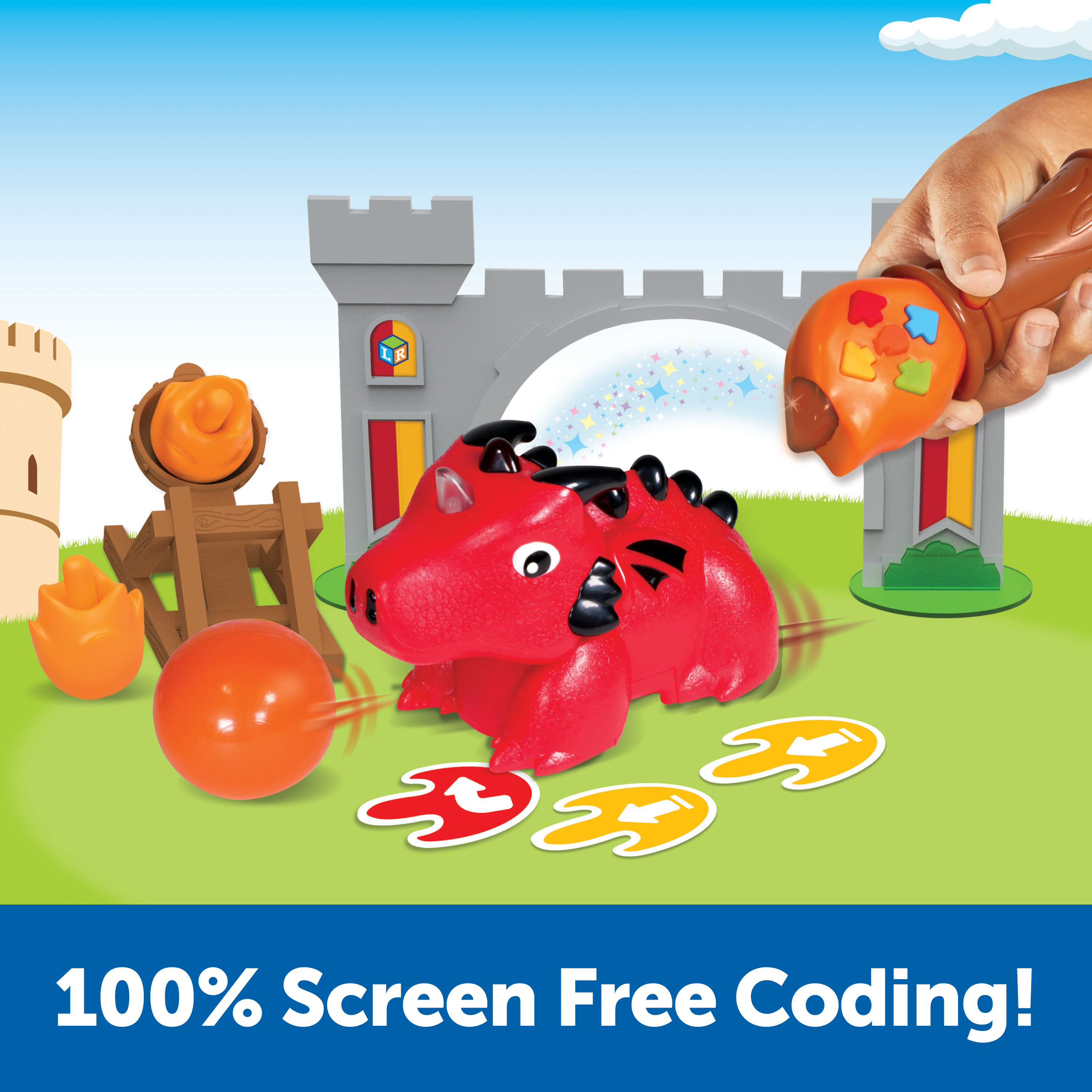 Learning Resources Coding Critters MagiCoders Blazer the Dragon, Robotics for Kids, Ages 4+