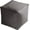 Grey, variant on Unstuffed Cube Ottoman Pouf Cover, Pouf Ottoman Cover No Filler Faux Leather Footstool Bean Bag for Storage Only Cover (Cream,17.7x17.7x15.7in)