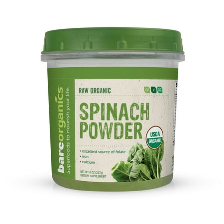 BAREORGANICS Spinach Powder (8Oz) 227G