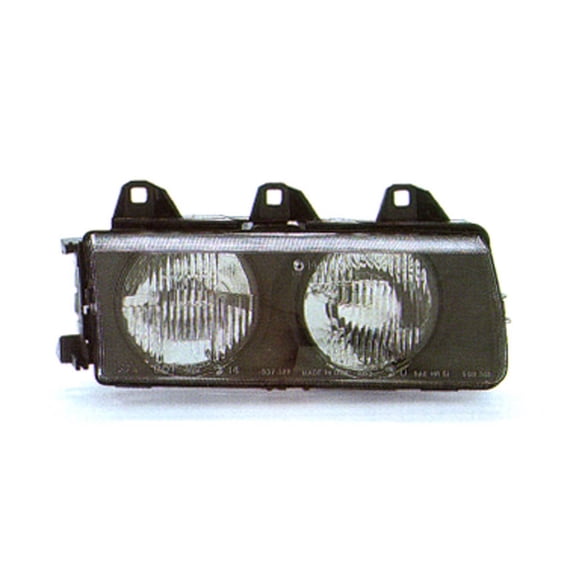 New Aftermarket Passenger Side Right Composite Type Headlight Assembly 63121387862 fits 1994-1999 BMW 318i Base Convertible 2-Door