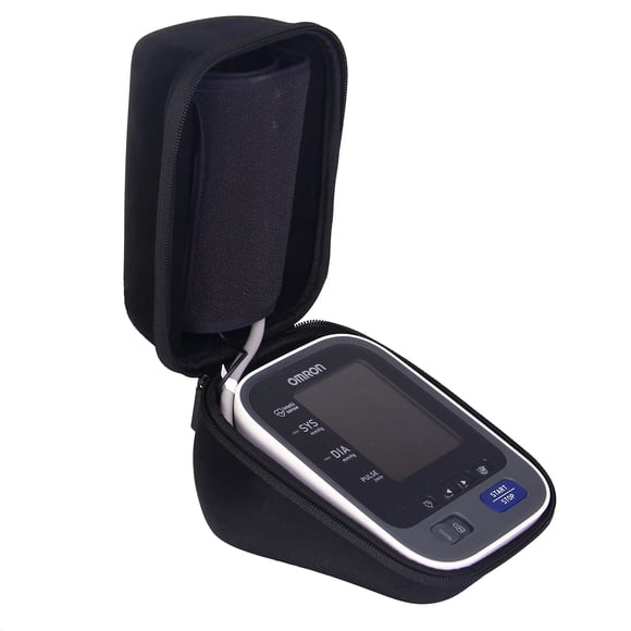 Estuche rígido compatible con los tensiómetros inalámbricos de brazo Omron Serie 10 BP786, BP786N y BP785N con brazalete (no compatible con la Serie Advanced 10).
