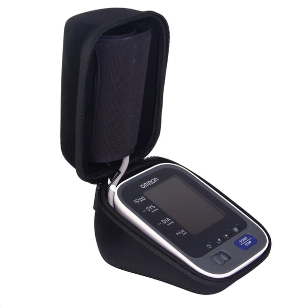 Estuche rígido compatible con los tensiómetros inalámbricos de brazo Omron Serie 10 BP786, BP786N y BP785N con brazalete (no compatible con la Serie Advanced 10).