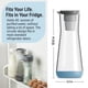 thumbnail image 4 of Filtro de agua Pitcher Hydros Slim Design, 1,2 L, azul, sin BPA, 4 of 6