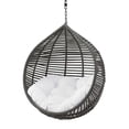 thumbnail image 3 of Swing Lounge Chair, Grey Gray White, Modern Contemporary Urban Design, Outdoor Patio Balcony Cafe Bistro Garden Furniture Hotel Hospitality, 3 of 5