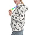 thumbnail image 2 of Picia Funny Chicken Pattern Casual Women's Hoodie, Hooded Sweatshirt with Kangaroo Pocket, Comfortable Pullover with Eye-catching Drawstrings-XX-Large, 2 of 7