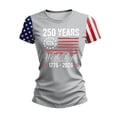 thumbnail image 2 of Fabrcox 1776-2026 250 Th Anniversary of USA Shirt Flag Print 4th of July Women's Shirts Independence Day Celebration Freedom Patriotic Shirt Women, 2 of 5