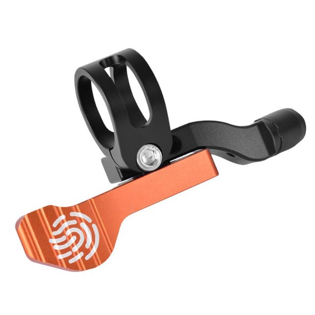 Sonducket bicicleta aleación de aluminio tija de sillín cuentagotas mando a distancia palanca manillar de bicicleta palanca de cambios Ciclismo naranja negro