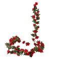 thumbnail image 5 of Selrti 2.5M Artificial Flower Garland Realistic UV Resistant Faux Flower Rattan Vine Wedding Party Hanging Simulation Bloom Decoration, 5 of 8