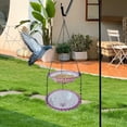 thumbnail image 6 of Steadline Double Layer Hanging Bird Feeder For Outdoor Use - Durable Plastic Seed Dispenser With Large Capacity Easy To Fill And Clean Garden Wildlife Attraction For Balcony And Patio, 6 of 6