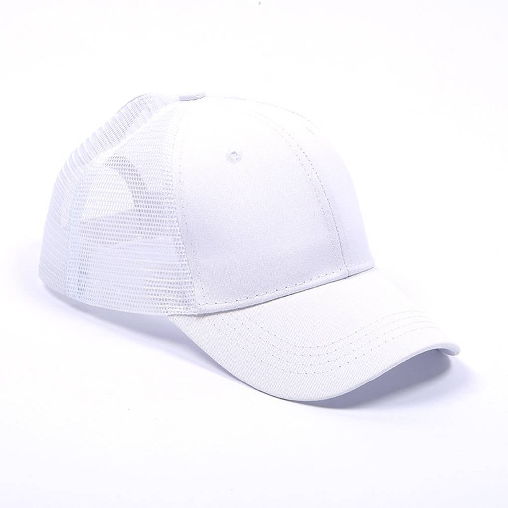 Women Adjustable Ponytail Baseball Cap 