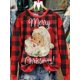 thumbnail image 3 of Suéter feo de invierno retro vintage con estampado 3D de Papá Noel, gato, perro y grafiti, informal, divertido, de manga larga, V3, 3 of 5