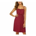 thumbnail image 3 of Chemise de Nuit d'Allaitement pour Femmes Robe de Maternité Robe d'Allaitement Combinaison Pyjama Rouge Vin P, 3 of 5