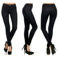 thumbnail image 5 of 2 Women Stretchy Denim Jegging Jeans Pants Tummy Control Fitted Black Small Sale, 5 of 7