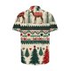thumbnail image 3 of Hombres de Manga Larga, Navidad Impresa Turndown Collar Blusa, Casual Moda Botón Camisa para las Vacaciones, 3 of 5