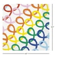 thumbnail image 2 of 6.5" x 6.5" Disposable Multicolor Squiggles and Dots Birthday Paper Napkins, 20 Count, by Way To Celebrate, 2 of 3