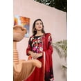 thumbnail image 4 of Ready to Wear Embroidered Cotton Lawn Pakistani Dresses for Women Shalwar, Kameez with Dupatta - Three Piece Set (Extra Large, Red), 4 of 6
