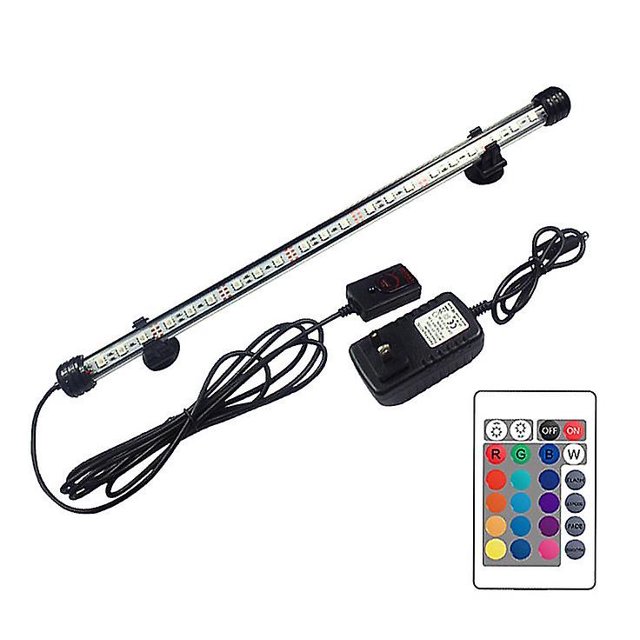 Luz Led para pecera de 49cm, Control remoto colorido, cambio de Color, iluminación para acuario, luz acuática, paisajismo, acrílico, buceo, resistente al agua Sincero Hogar