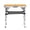 Wood Grain | 2ft, variant on IVV White Foldable Camping Table, Lightweight Aluminum Alloy Picnic Table with Storage Mesh, for Indoor Outdoor Beach Patio BBQ, 23.83"L x 15.83"W x 23.63"H