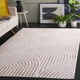 thumbnail image 2 of SAFAVIEH Maya Musa Geometric Area Rug, Taupe/Ivory, 6'7" x 6'7" Square, 2 of 10