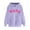 Purple, variant on Hueook Boho Tops for Women Printed Off Shoulder Sleeves Long Sleeved Hooded Sweatshirt White 2X