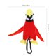 thumbnail image 2 of 1 Juego de accesorios de disfraz de pirata, loro de peluche en el hombro, pañuelo de pirata, cinturón de cintura, 2 of 5