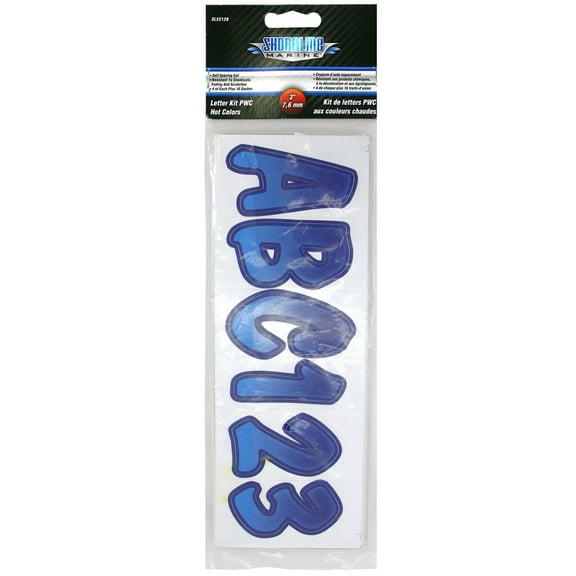 Shoreline Letter Kit, Assorted Colors
