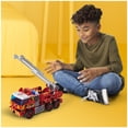 thumbnail image 3 of Meccano Fire Truck Toy Model Car Kit (152 pcs): Battery-Powered Siren Sound, Lights & Swiveling Ladder (Ages 5+) STEAM Vehicle Building Set With 2 Kid Construction Tools, 150 Snap-In Parts & Stickers, 3 of 8