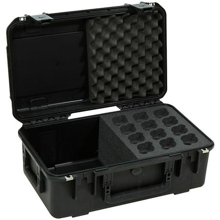 Foam Injection (SKB iSeries Injection Molded Waterproof Case with Foam and Storage Compartment for 12 Microphones and)