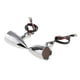thumbnail image 5 of 2PCS 20-Luz De Rejilla de Vuelta Parrilla Lente Accesorios para Motocicleta Universal Cubierta de la lente de la parrilla de plata shamjiam Pon la luz de cruce, 5 of 8