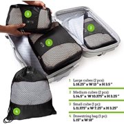 Go Far 6pc Packing Cube Set