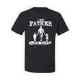 thumbnail image 2 of Wild Bobby,Like Father Like Sons Boy Dad Daddys Boy Gift, Father's Day, Men Graphic Tees, Black, Small, 2 of 3
