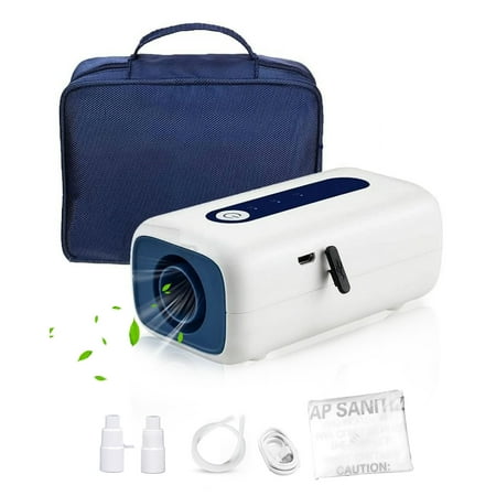 CPAP Cleaner and Sanitizing Machine, Portable Household Cleaning Box Cleaner Kit Supplies Storage Bag, Auto-Clean Sleep Equipment Care Box,Time-Saving Waterless Operation