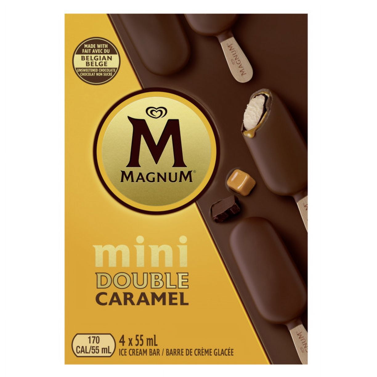 Magnum Mini Double Ice Cream Bars, 4 x 55 mL