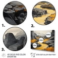 thumbnail image 3 of Designart "Road Through the Yellow Mountain" Landscapes Floater Framed Canvas Art Print, 3 of 7
