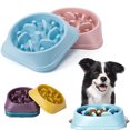 thumbnail image 2 of Cuenco antiasfixia para perros, cuencos de comida lenta para mascotas, cuenco antideslizante para perros pequeños, cuenco de comida para gatos y cachorros, cuenco de arroz de plástico para perros, 2 of 5