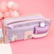 thumbnail image 3 of Pencil Case Kawaii School Supplies Cute Pencil Case Large Capacity Pencil Case Cute Pencil Case Kawaii(purple Rabbit), 3 of 5