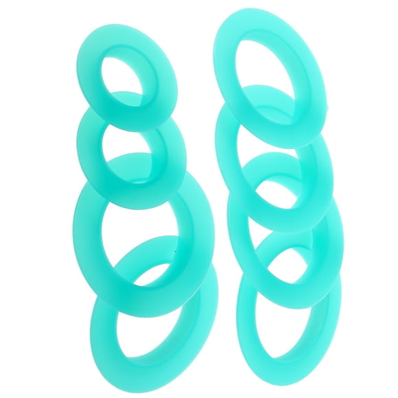 Tumbler Guard Epoxy Resin Glass Cup Silicone Protective Cover to Prevent Spray Paint Protector 12 Pcs for Silica Gel