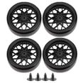 thumbnail image 2 of RC Tire, Remote Control Car Tires, Plastic Durable for WPL D12 RC Boys Toys black,silver, 2 of 8
