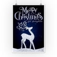 thumbnail image 2 of Erie, Pennsylvania, Merry Christmas, Reindeer (12x18 Wall Art Poster, Room Decor), 2 of 3