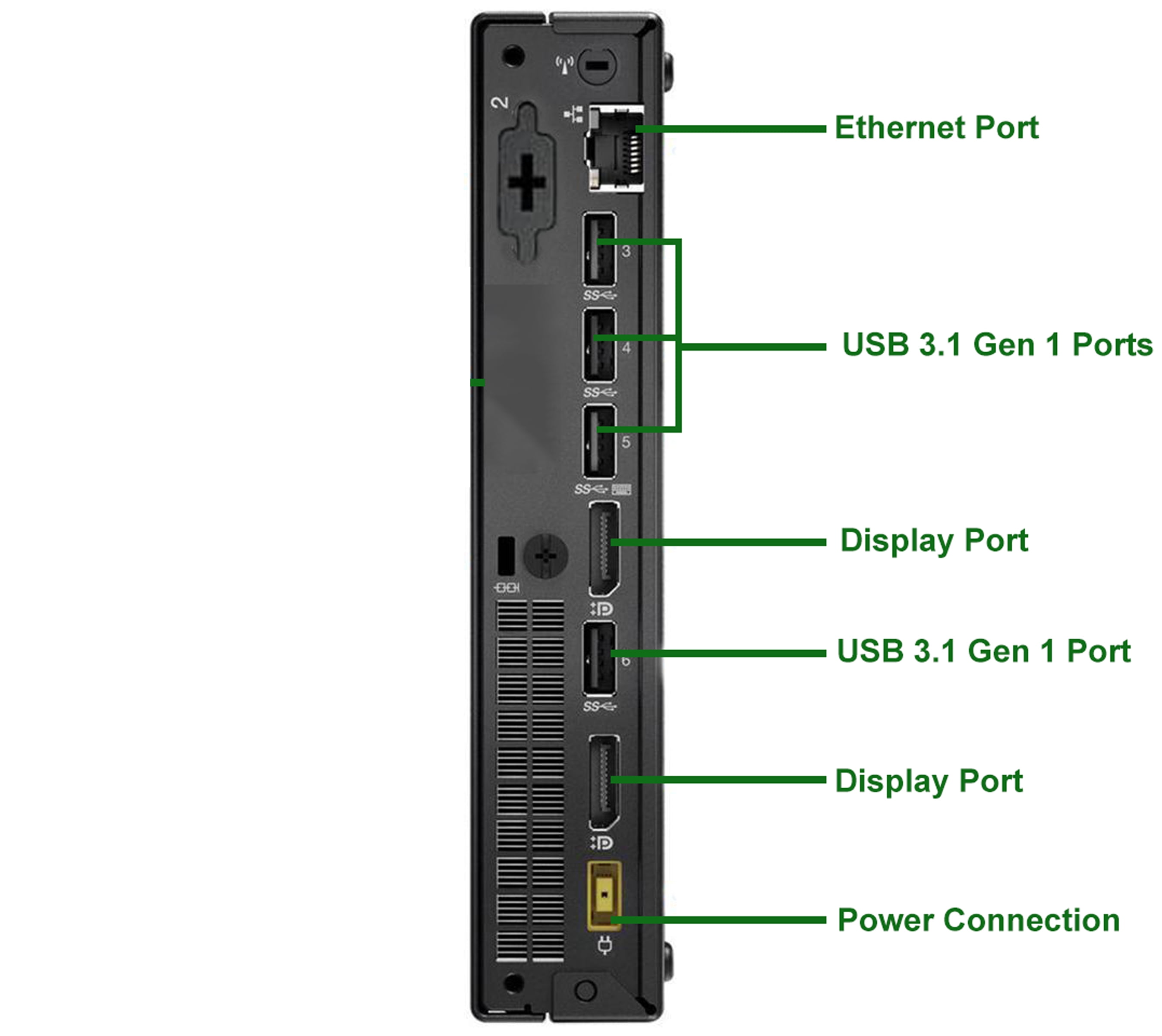 Restored Lenovo ThinkCentre M910Q Micro Desktop Computer PC, Intel i5-6500T 16GB 1TB SSD 24" LED Monitor Screen, Windows 10 Professional (Refurbished)
